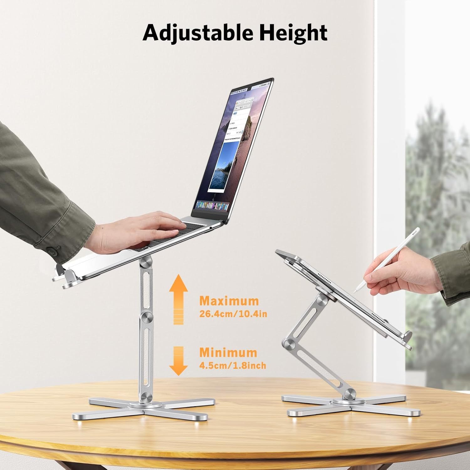 Adjustable Aluminum Laptop Cooling Stand