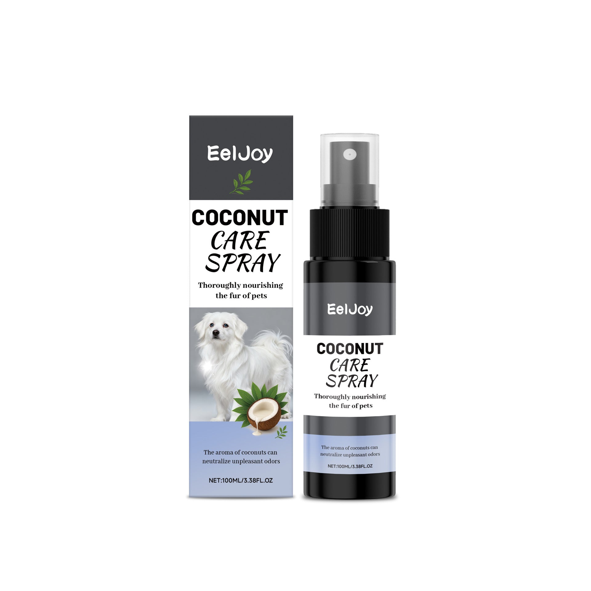 Dog Detangling Spray with Coconut Scent