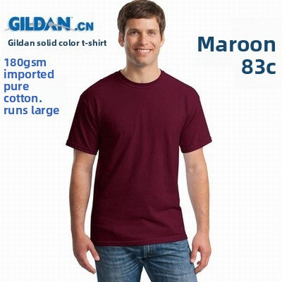 Customizable Cotton Round Neck T-Shirt